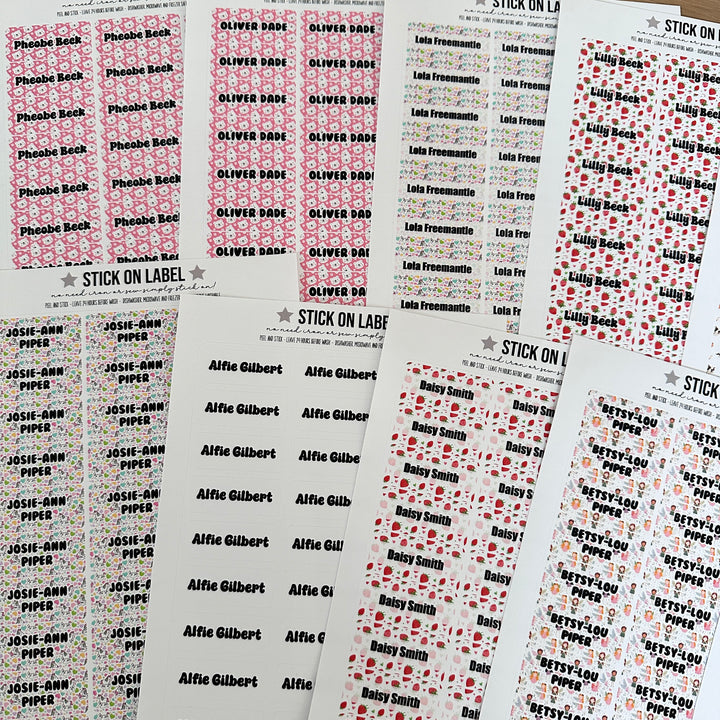 Monster - Stick on Clothing label and bottle all in one