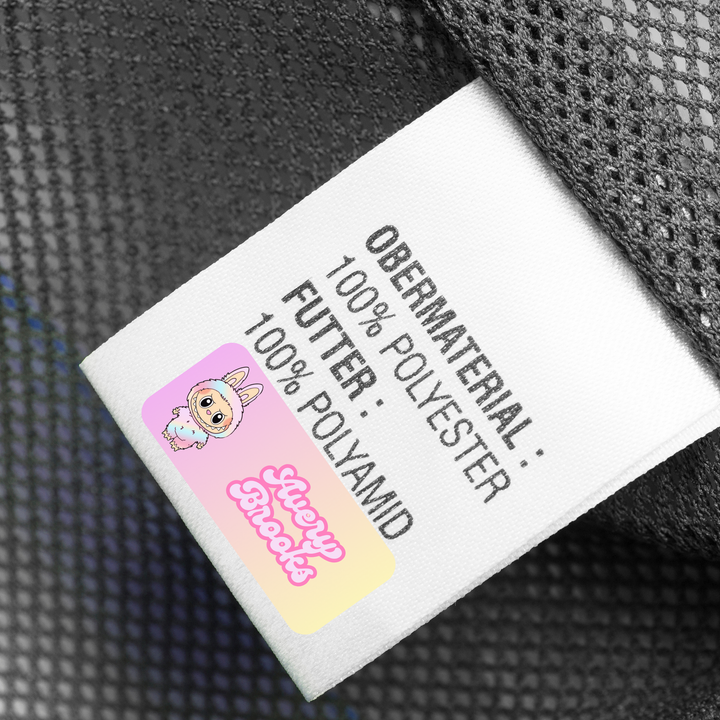 Choose design - Stick on Clothing label and bottle all in one