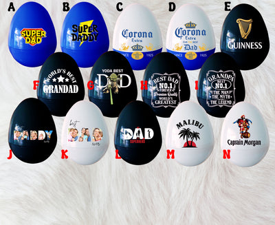 Decal for 14in Giant egg fathers day beer decal only