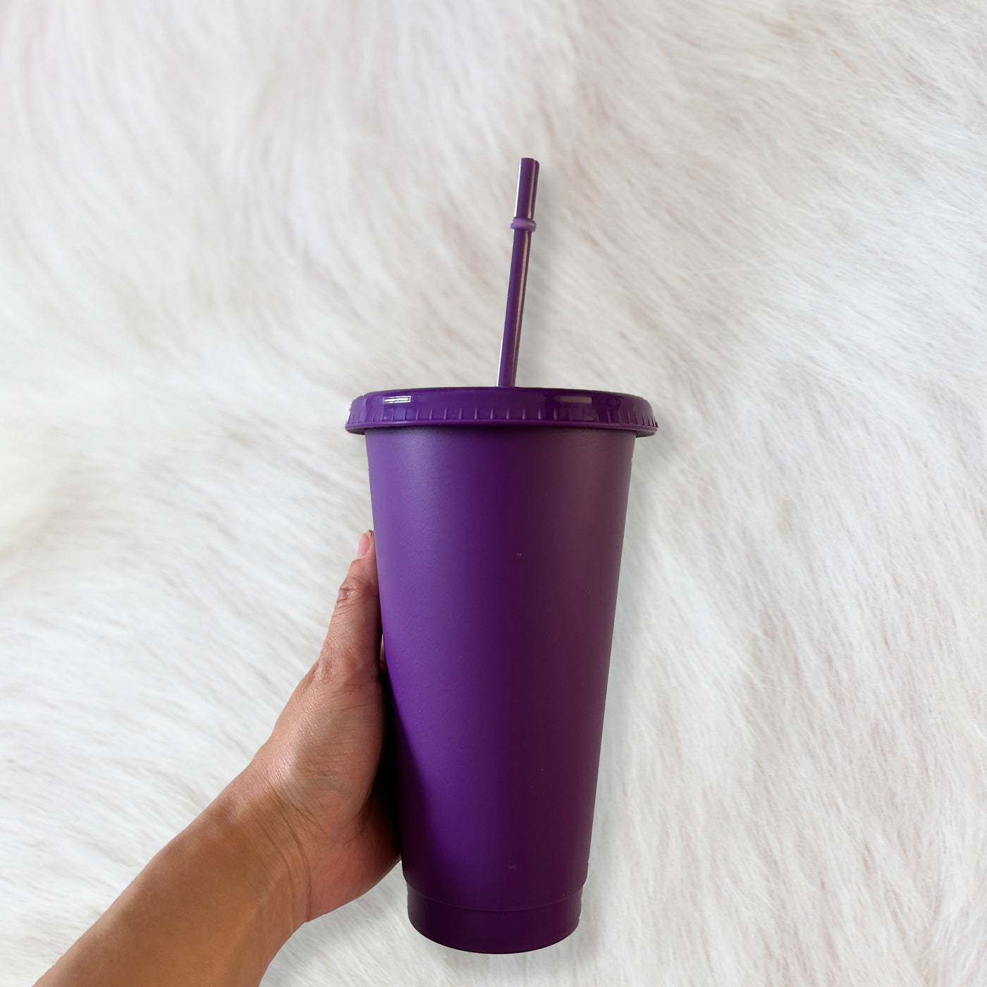 Purple  - Solid colour Cold cup 24oz