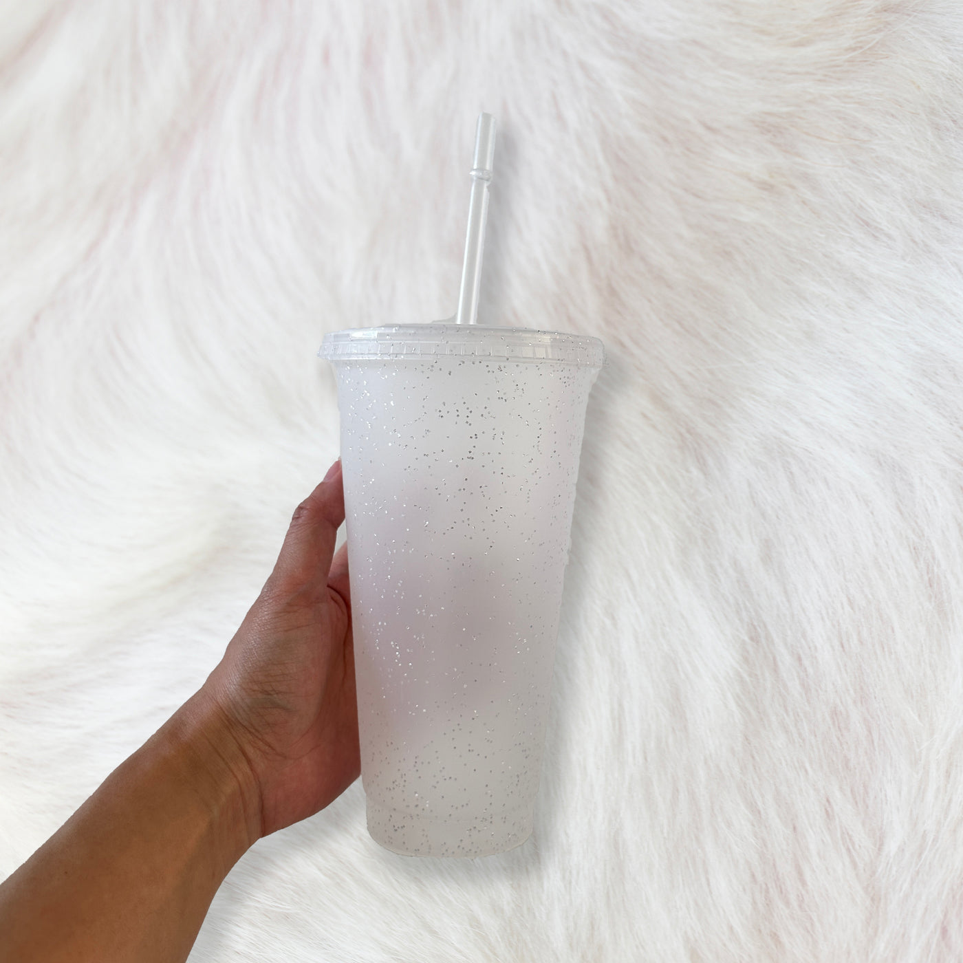 Frosted - Glitter colour Cold cup 24oz