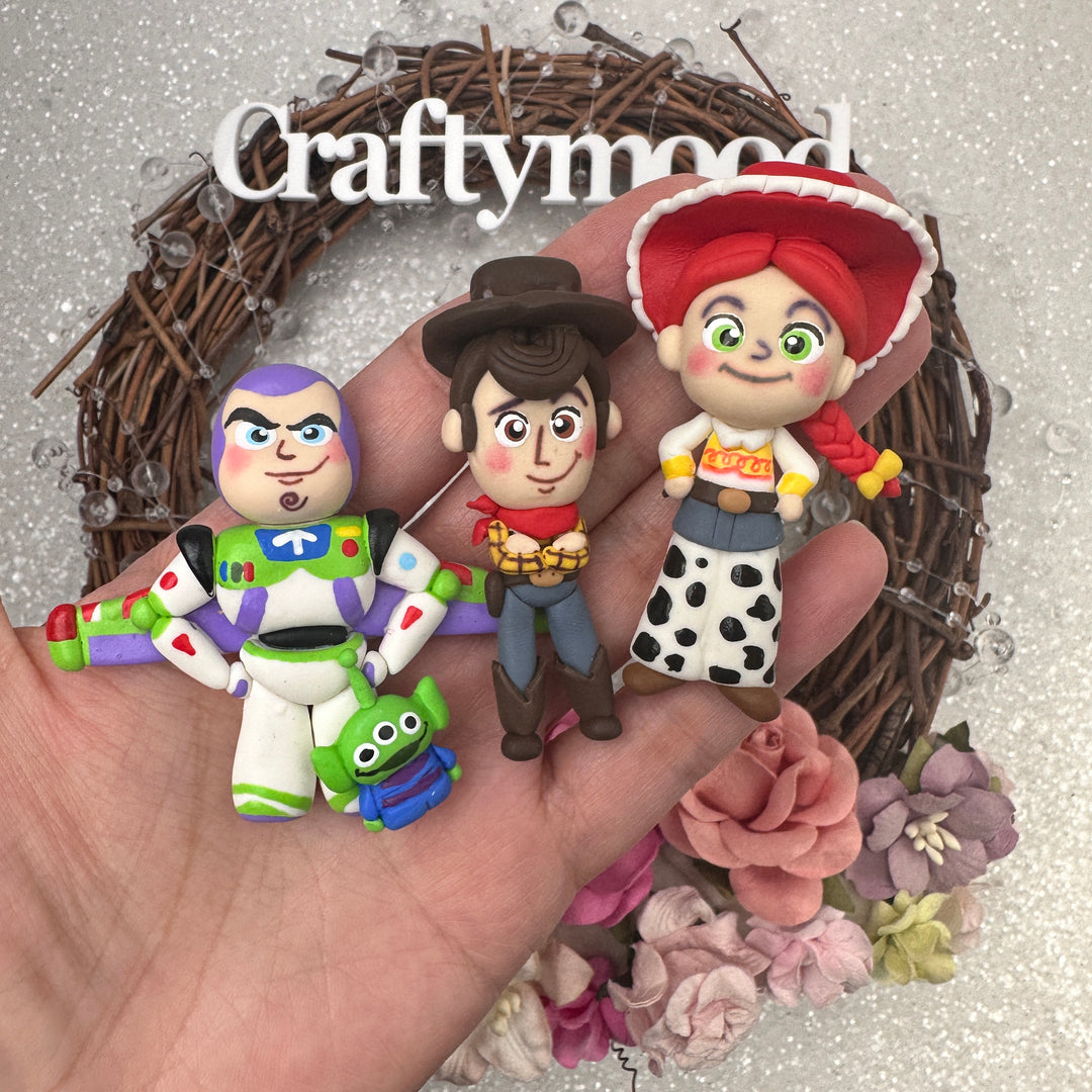 Toy friends classic - Embellishment Clay Bow Centre