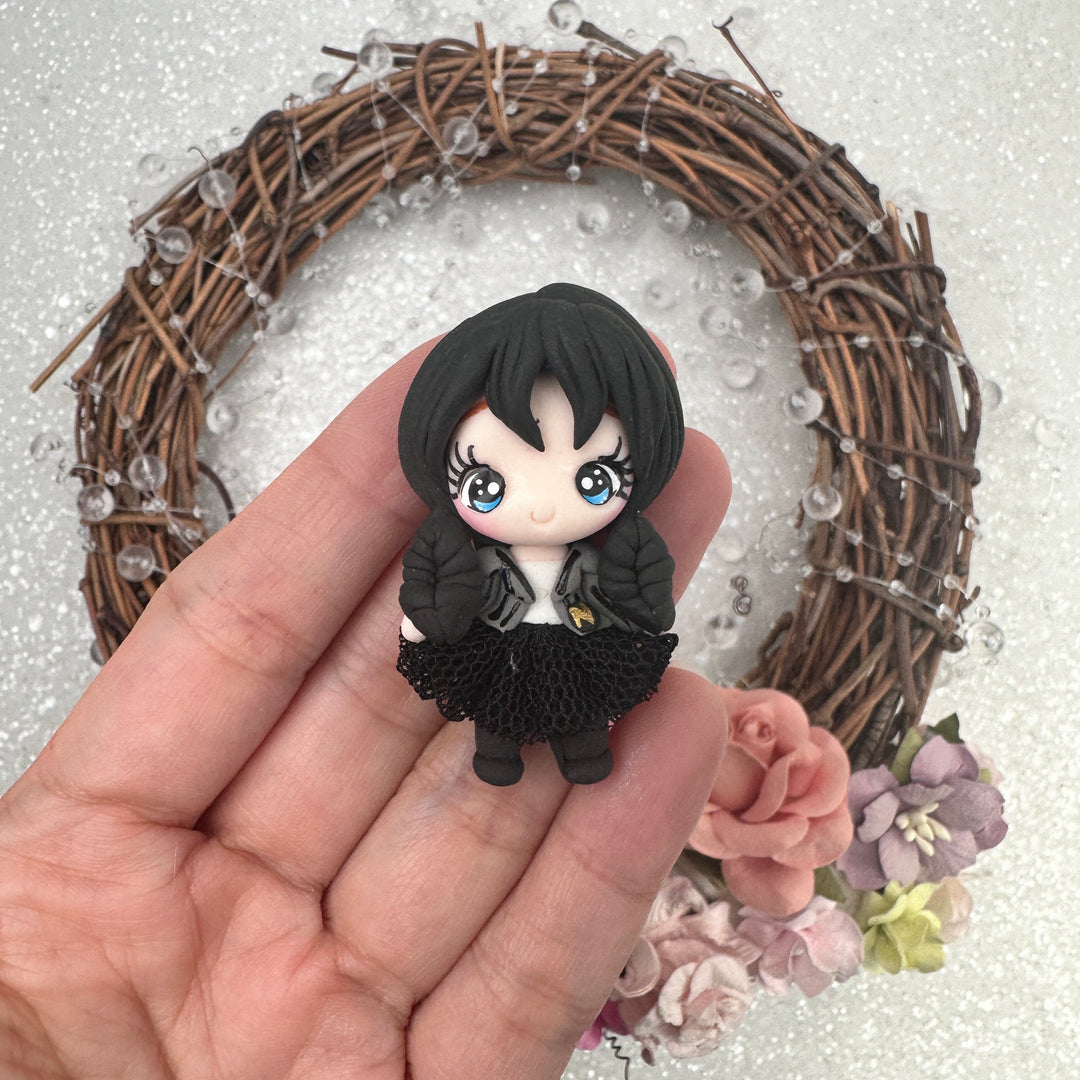 Halloween unique girl - Embellishment Clay Bow Centre