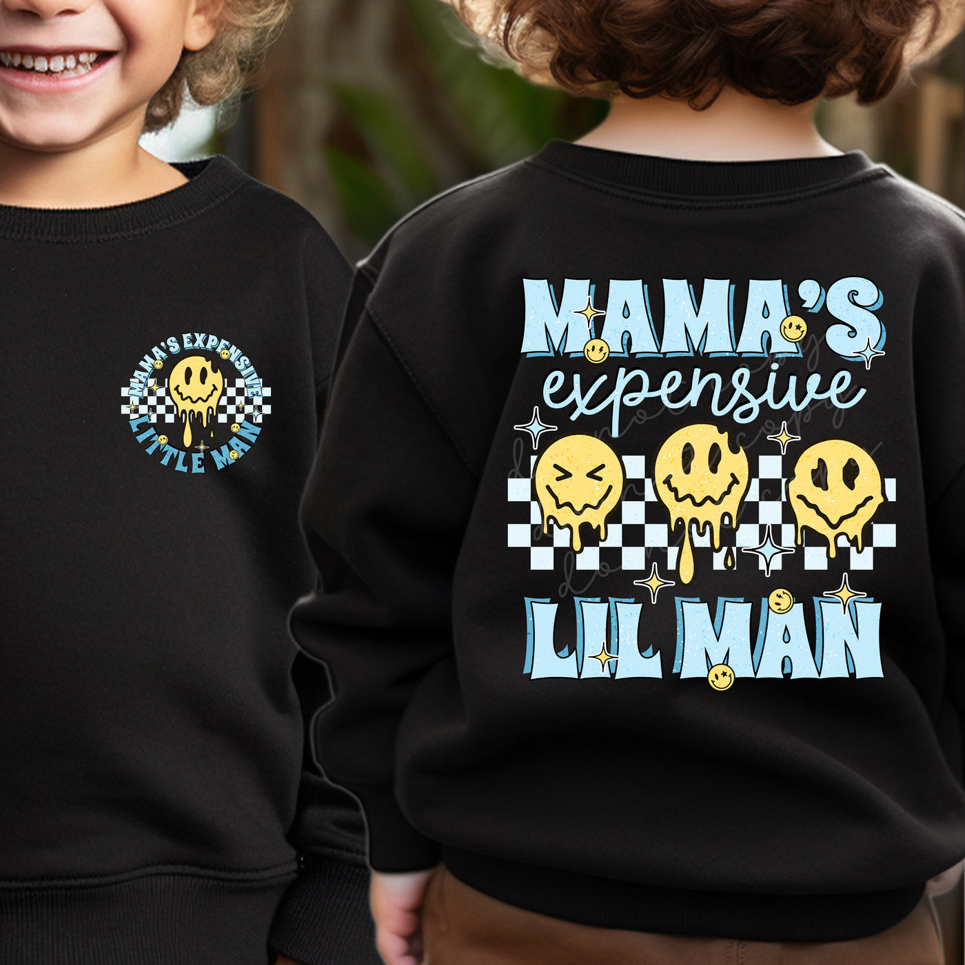 Mama's expensive little man - CHOOSE UV DTF decal - DTF Transfer