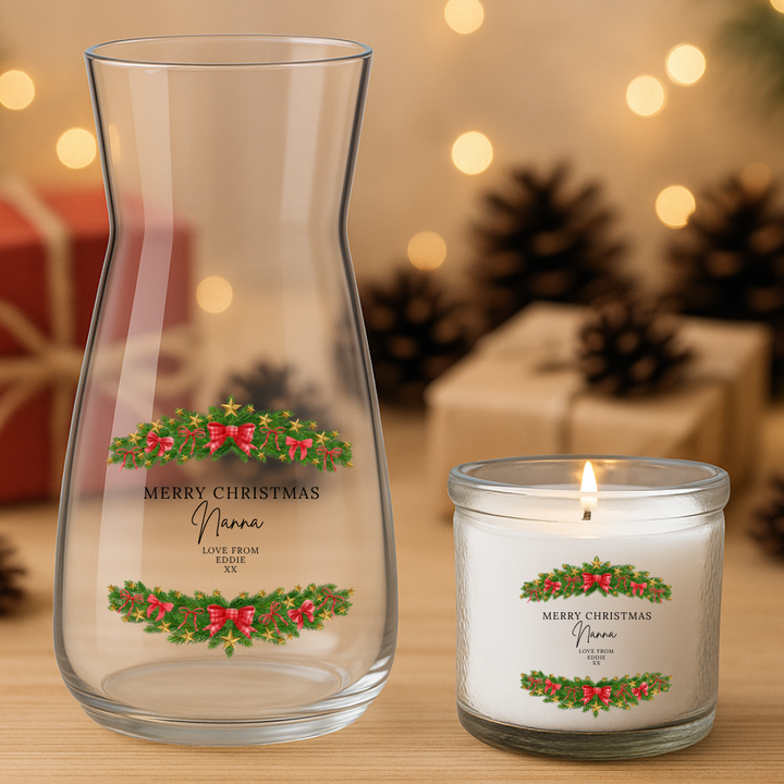 Merry Christmas Love From - Personalized - Christmas UV DTF Decal