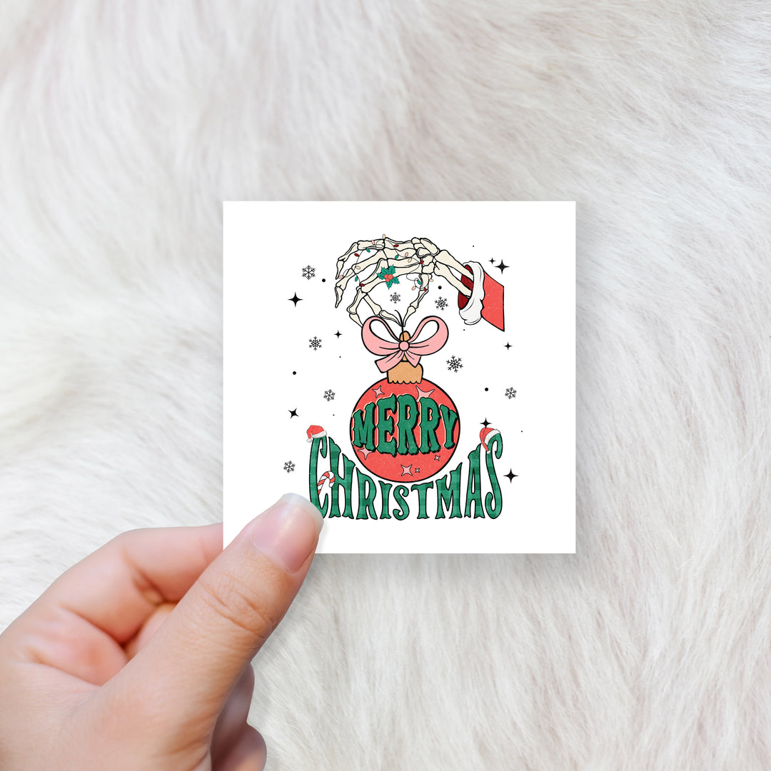 Merry Christmas - CHOOSE UV DTF decal - DTF Transfer