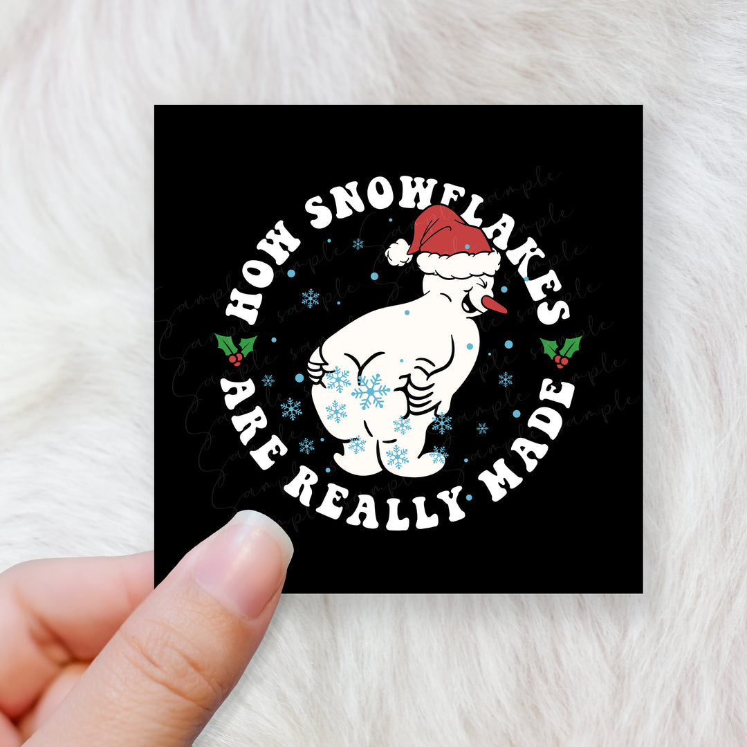 How snowflakes are really made - CHOOSE UV DTF decal - DTF Transfer