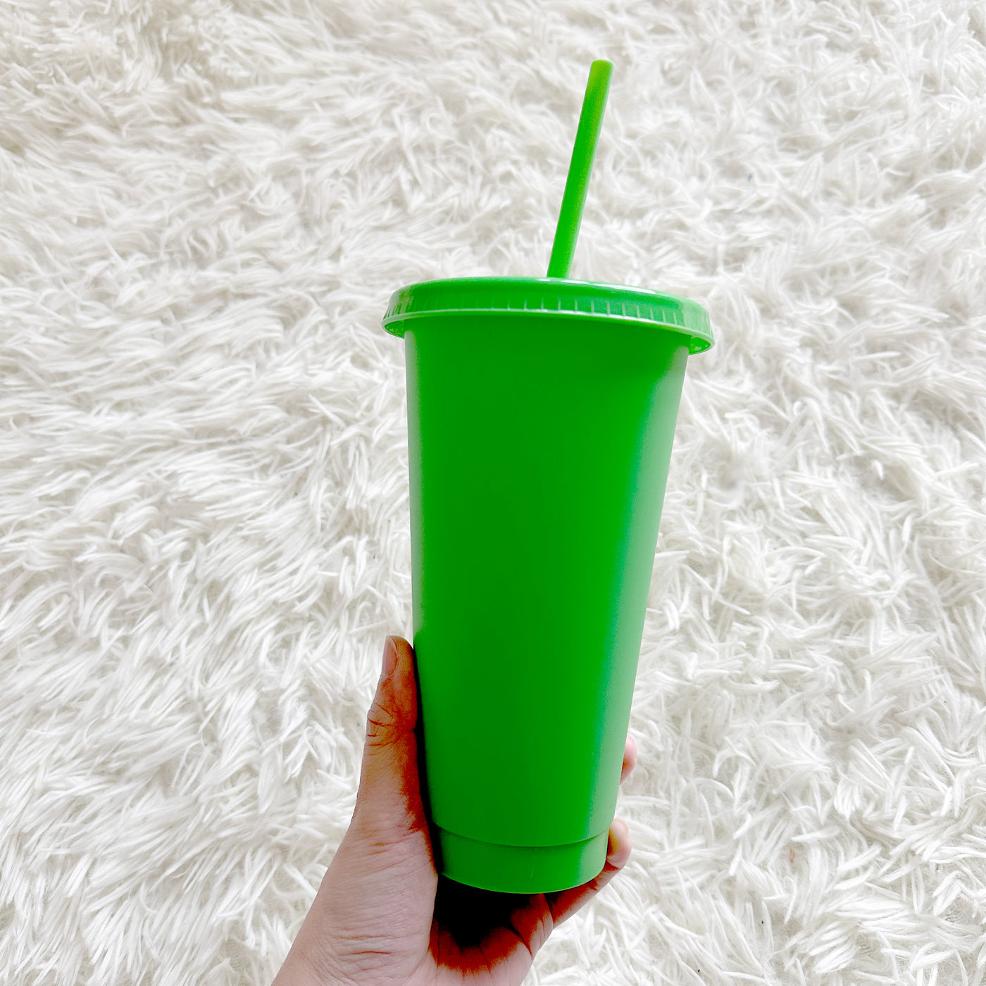 Grass Green - Solid colour Cold cup 24oz