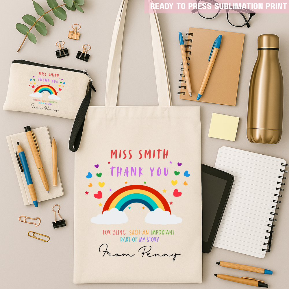 Personalised Thank You For Being Such an Important Part of My Story - Sublimation Transfer Ready to Press