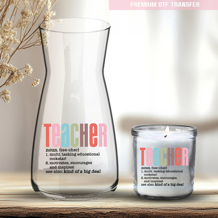 Personalised teacher definitions - UV DTF