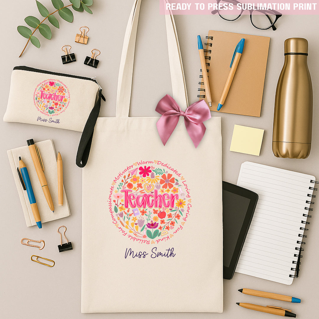 Personalised Praise for Teacher - Sublimation Transfer Ready to Press