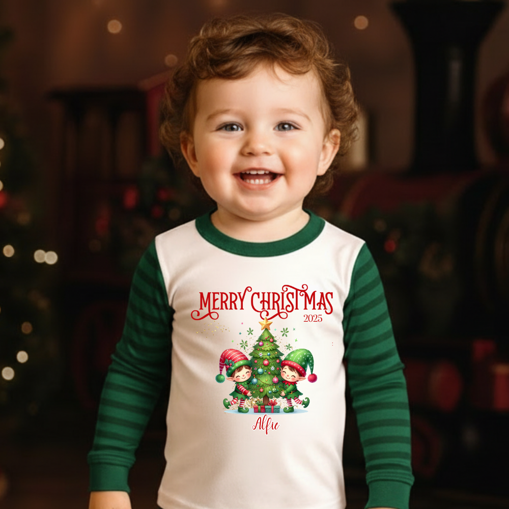 DTF Transfer - Elf christmas special delivery personalised - DTF ready to press
