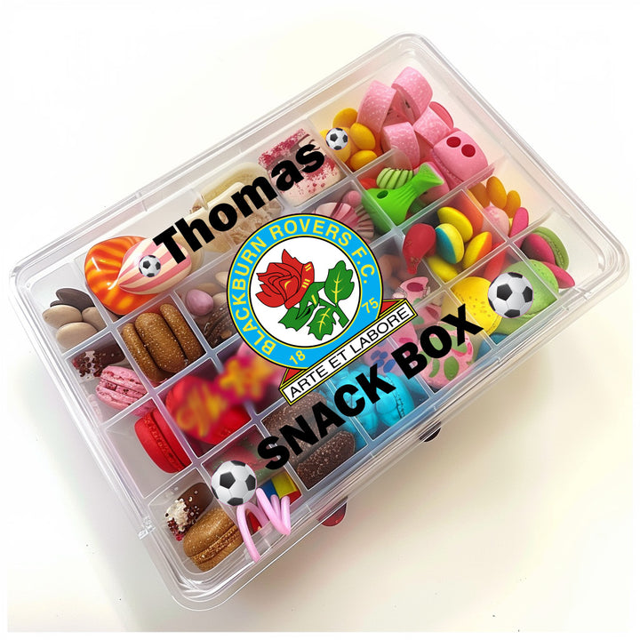 Decal for snack box -  treat box - football , travel snack , princess snack