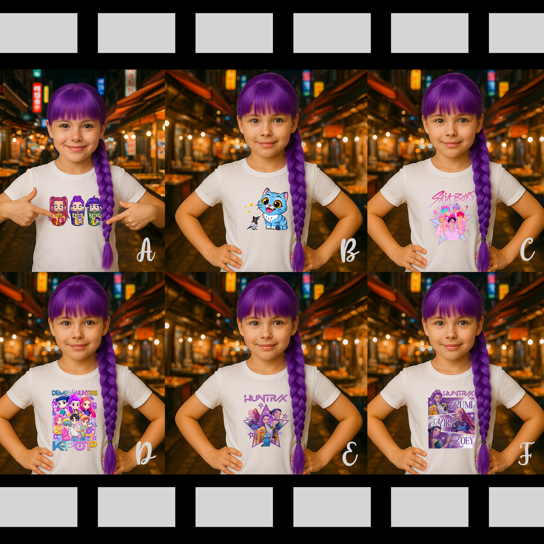 Kpop girls personalised - DTF transfer ready to press