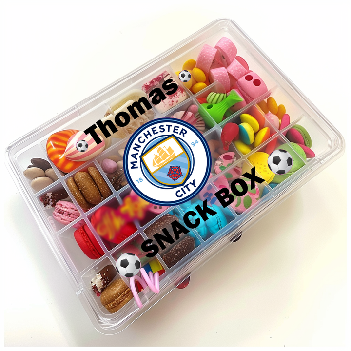 Decal for snack box -  treat box - football , travel snack , princess snack