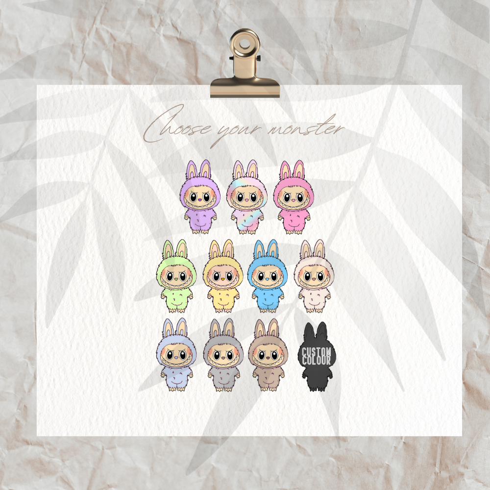 Choose your own Monster  personalised - DTF transfer ready to press