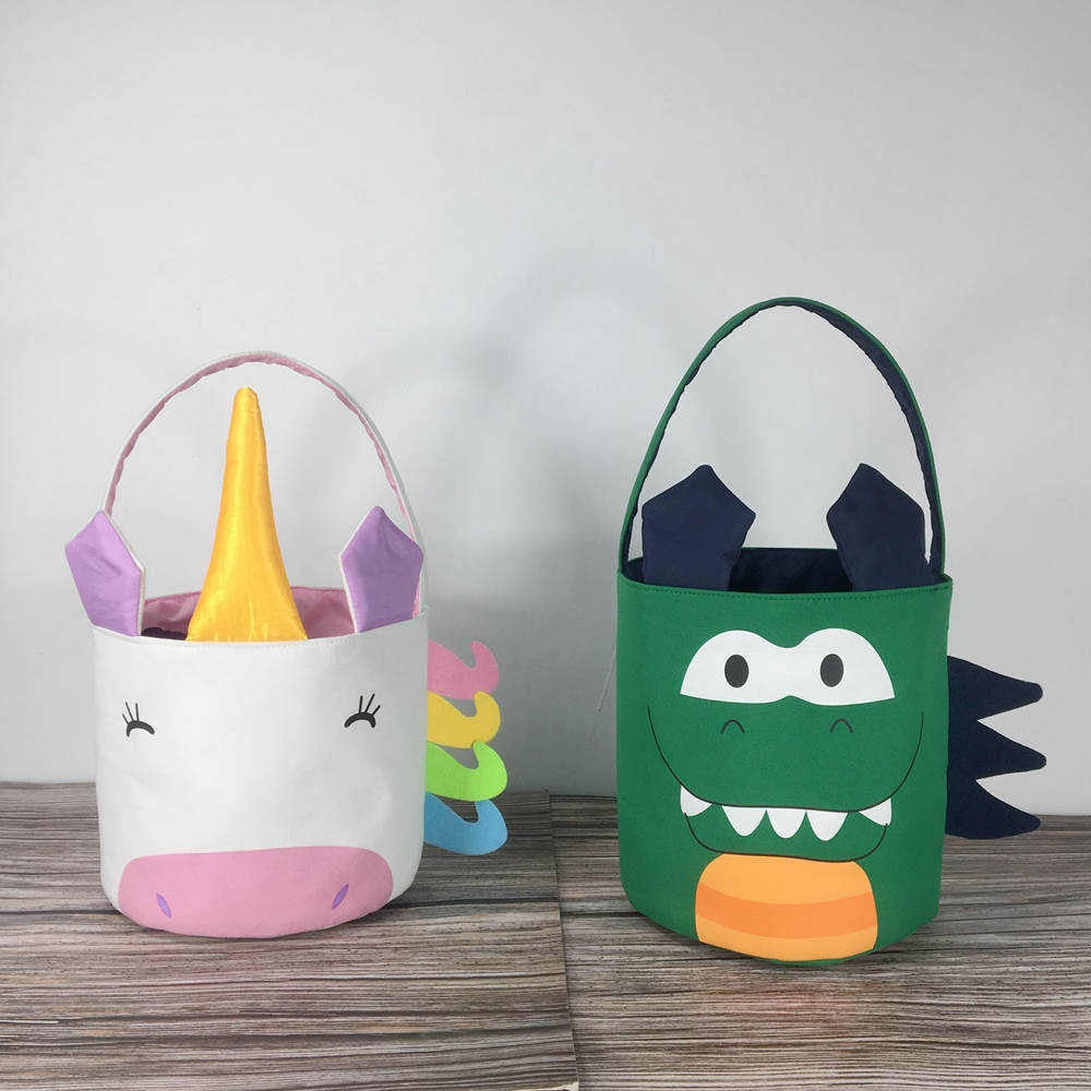 DragonUnicorn basket with handle - Plain