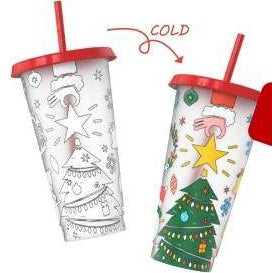 Colour changing Christmas  - Cold cup 24oz
