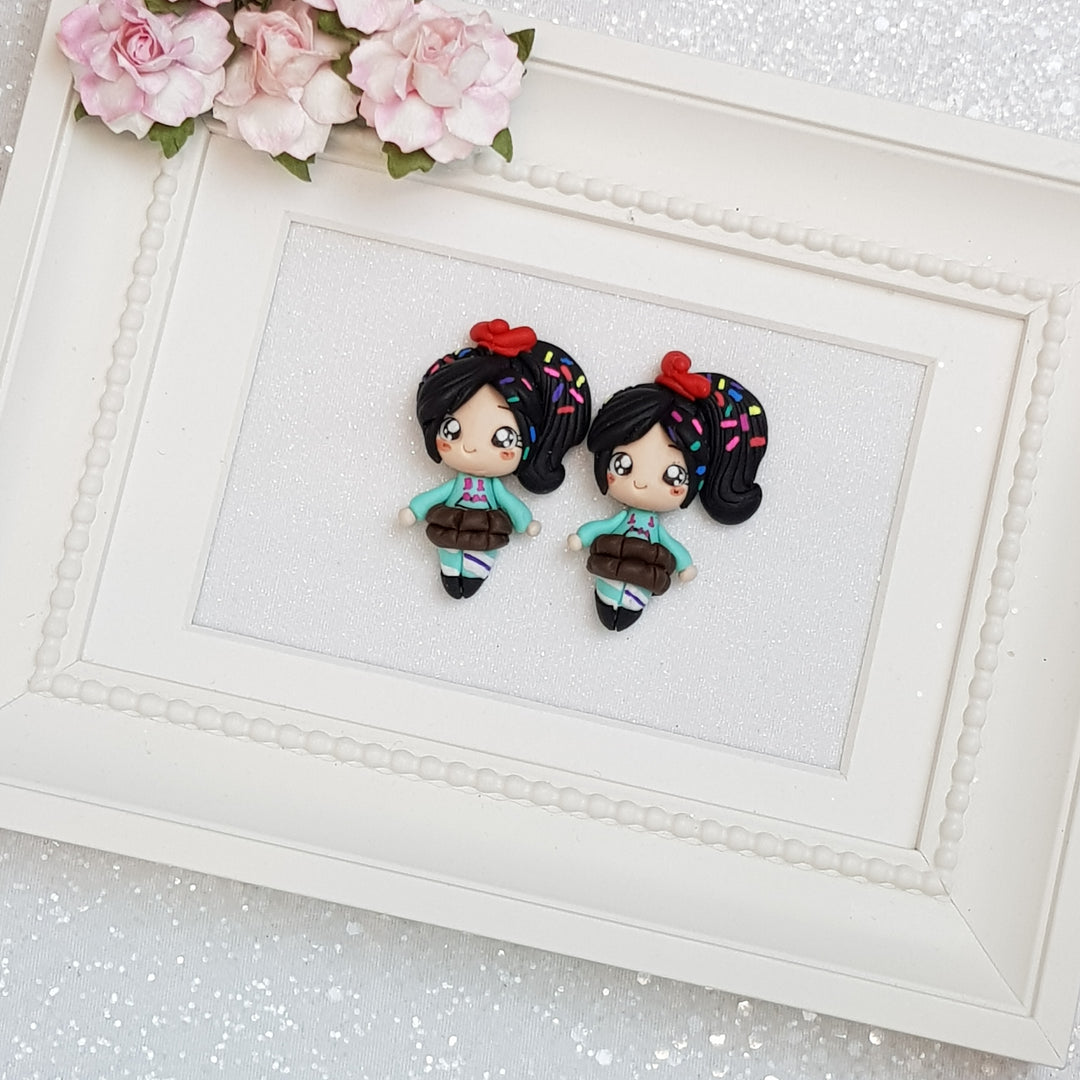 Candy Girl - Embellishment Clay Bow Centre - Crafty Mood