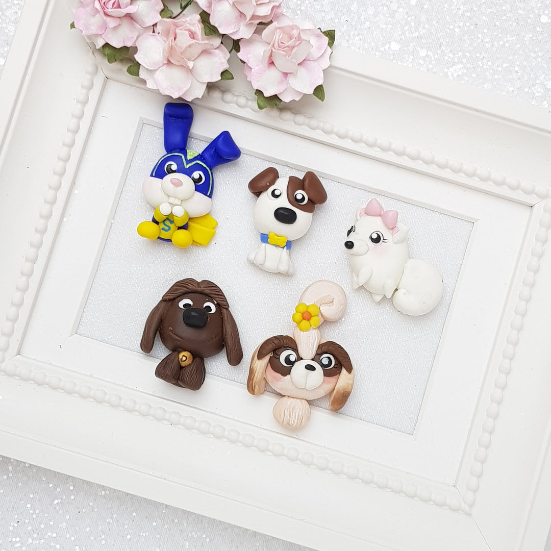 Sale Dogs - Embellishment Clay Bow Centre - Crafty Mood