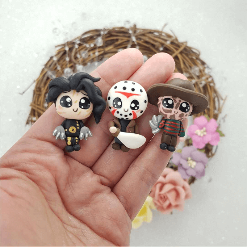 Halloween boys - Embellishment Clay Bow Centre