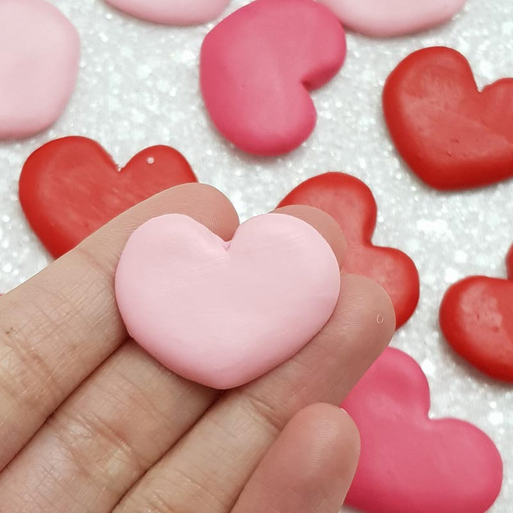 Clay Charm Embellishment - Heart - Crafty Mood
