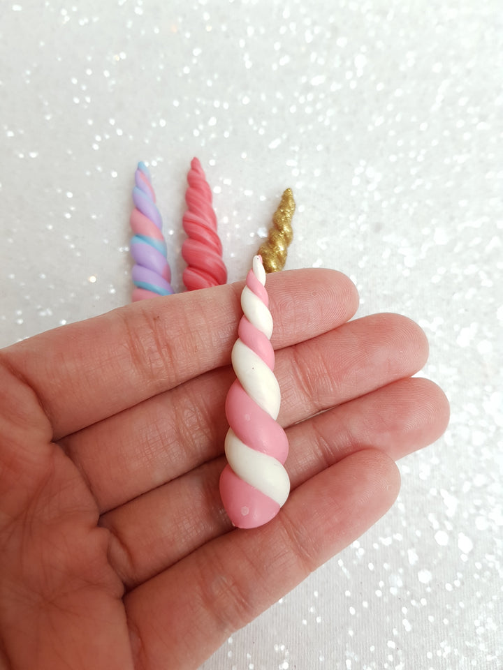 Clay Charm Embellishment - UNICORN HORN - Crafty Mood
