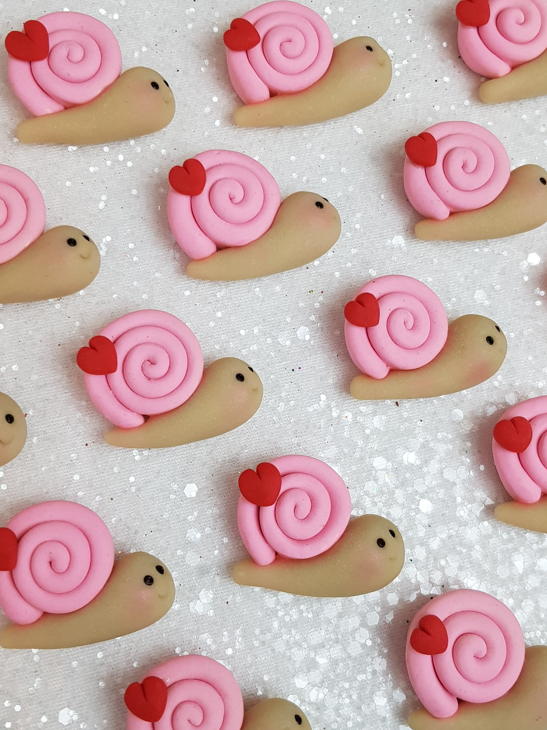 Clay Charm Embellishment - NEW SNAIL - Crafty Mood