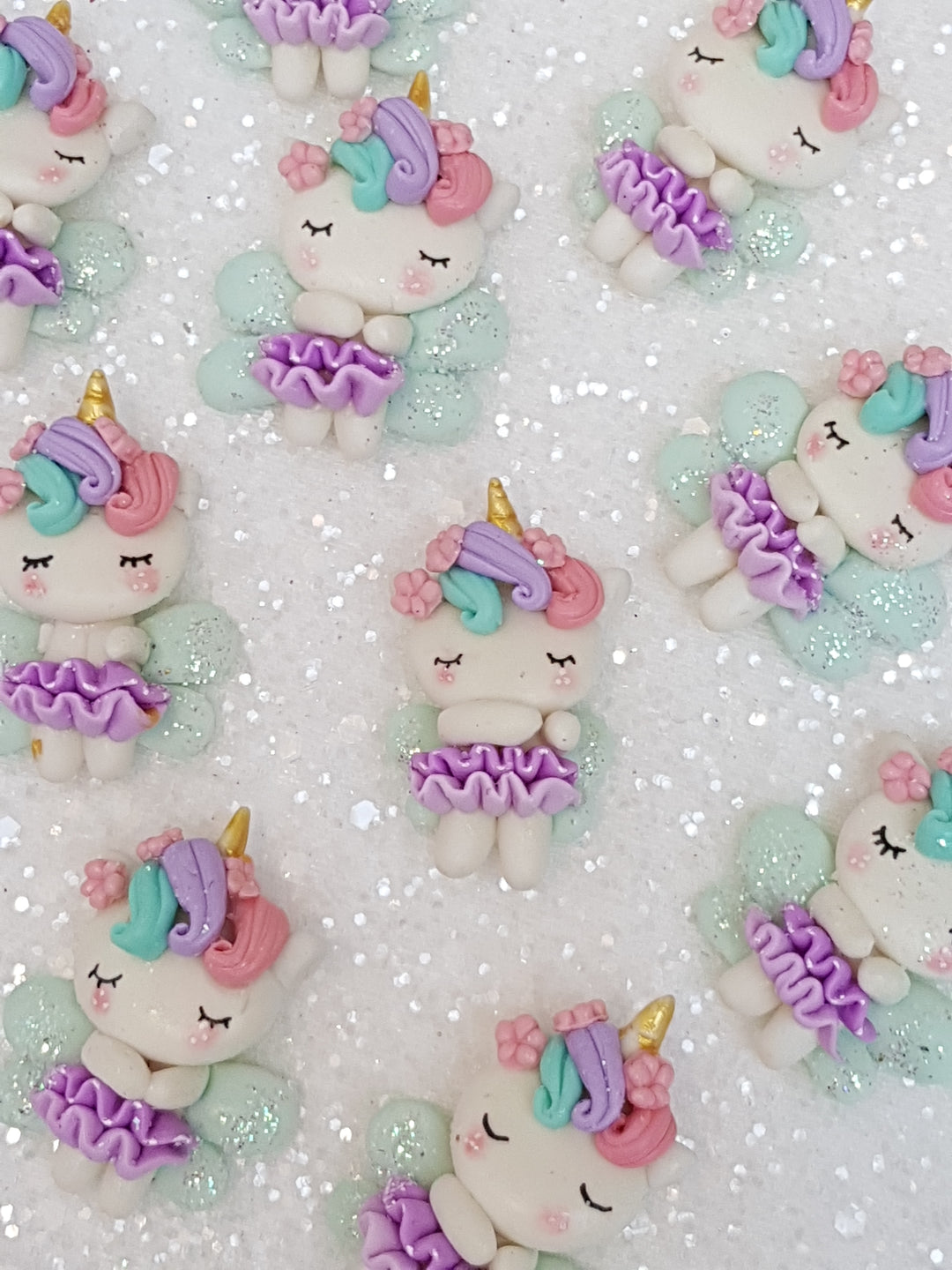 Clay Charm Embellishment - NEW DANCING UNICORN - Crafty Mood