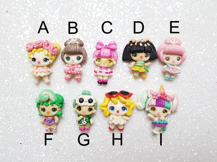 Clay Charm Embellishment - NEW POUT DOLL - Crafty Mood