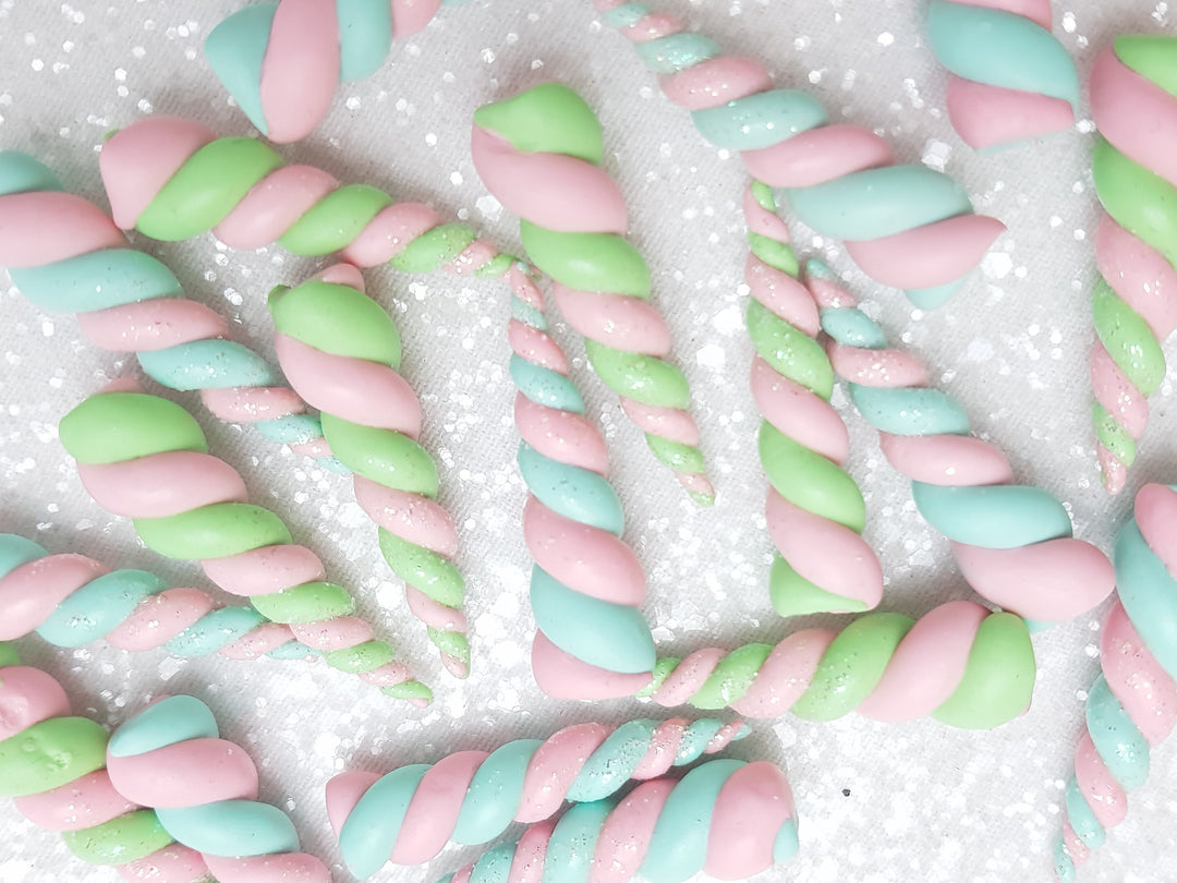 Clay Charm Embellishment - NEW UNICORN HORN MARSHMALLOW - Crafty Mood