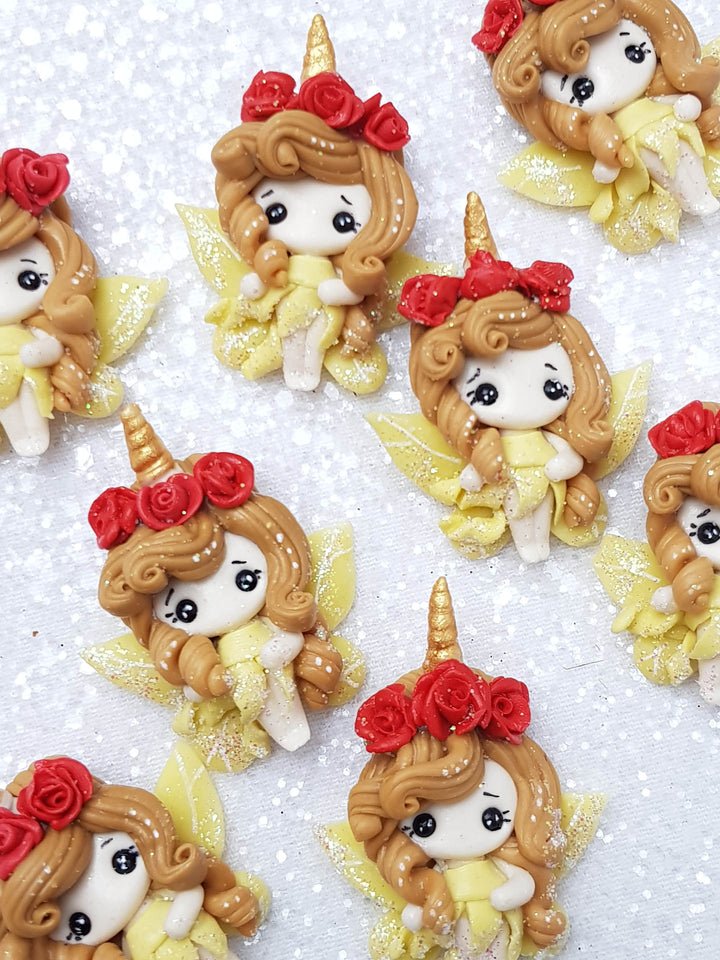 Clay Charm Embellishment - Unicorn Fairy - Crafty Mood