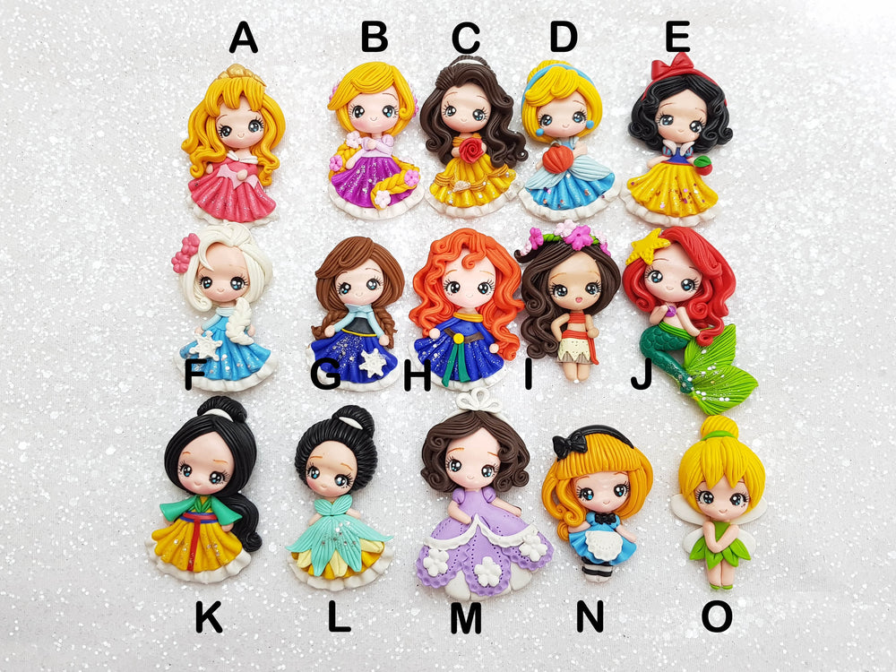 Clay Charm Embellishment - NEW LIMITED PRINCESS - Crafty Mood