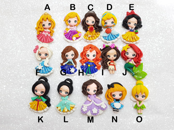 Clay Charm Embellishment - NEW LIMITED PRINCESS - Crafty Mood