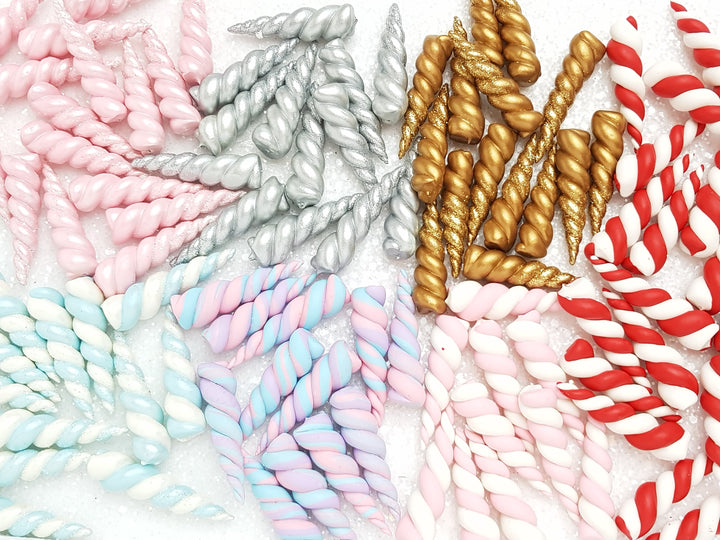 Clay Charm Embellishment - UNICORN HORN - Crafty Mood