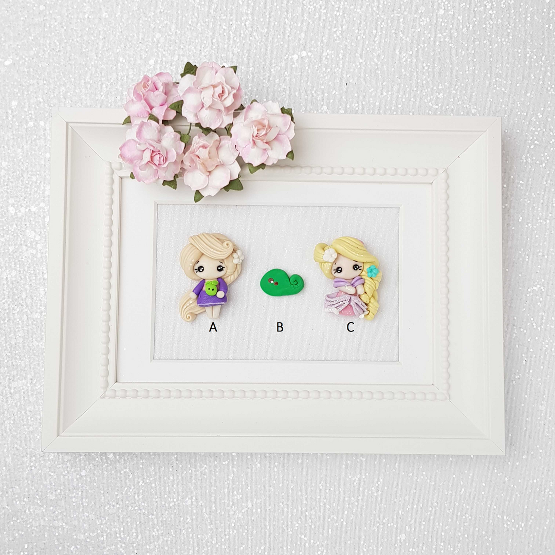 Clay Charm Embellishment - Castle Princess - Crafty Mood