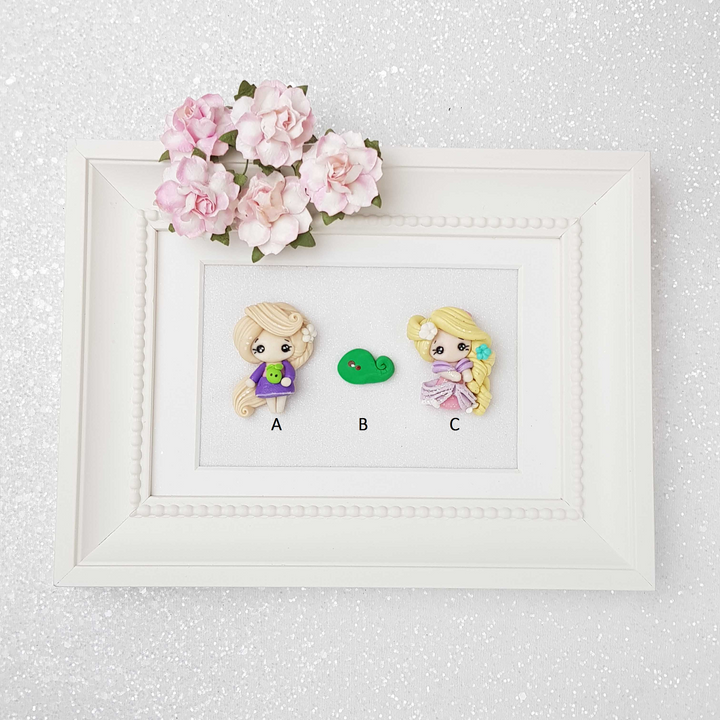Clay Charm Embellishment - Castle Princess - Crafty Mood