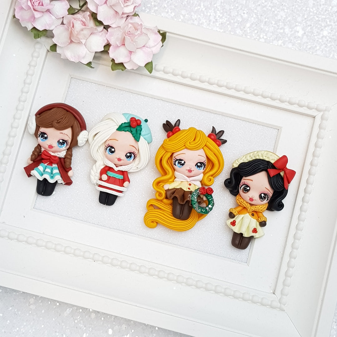 Clay Charm Embellishment - Christmas princess limited - Crafty Mood
