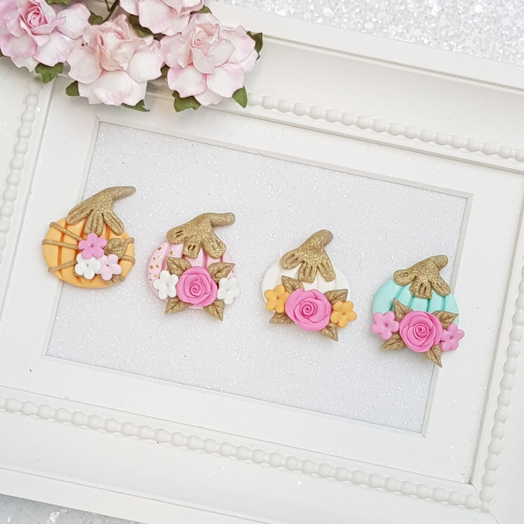 Clay Charm Embellishment - pumpkin delight - Crafty Mood
