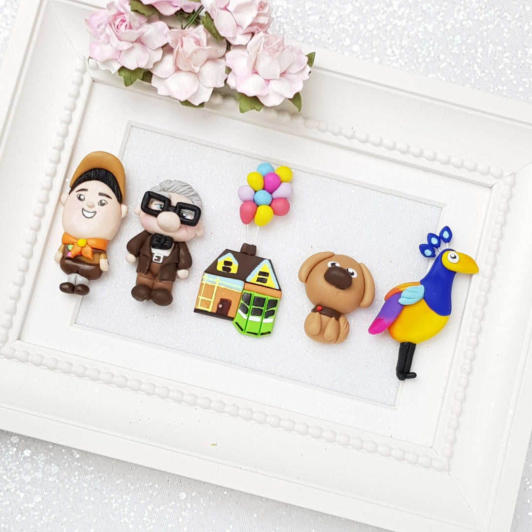 Balloon boy - Handmade Flatback Clay Bow Centre - Crafty Mood