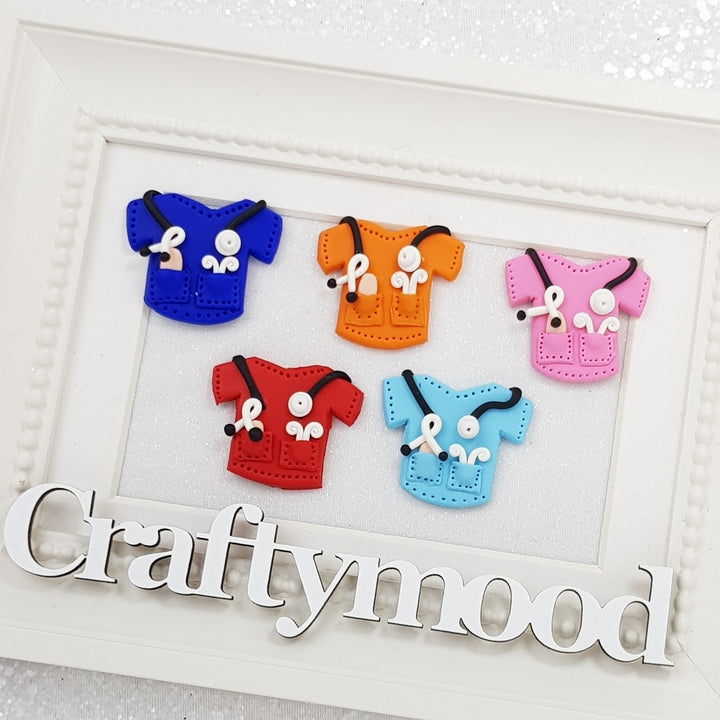 Medical Suit - Embellishment Clay Bow Centre