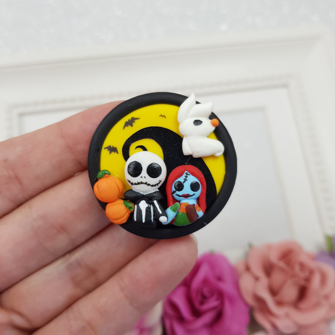 MAX 4 EACH style/ PERSON Cameo jack - Handmade Flatback Clay Bow Centre