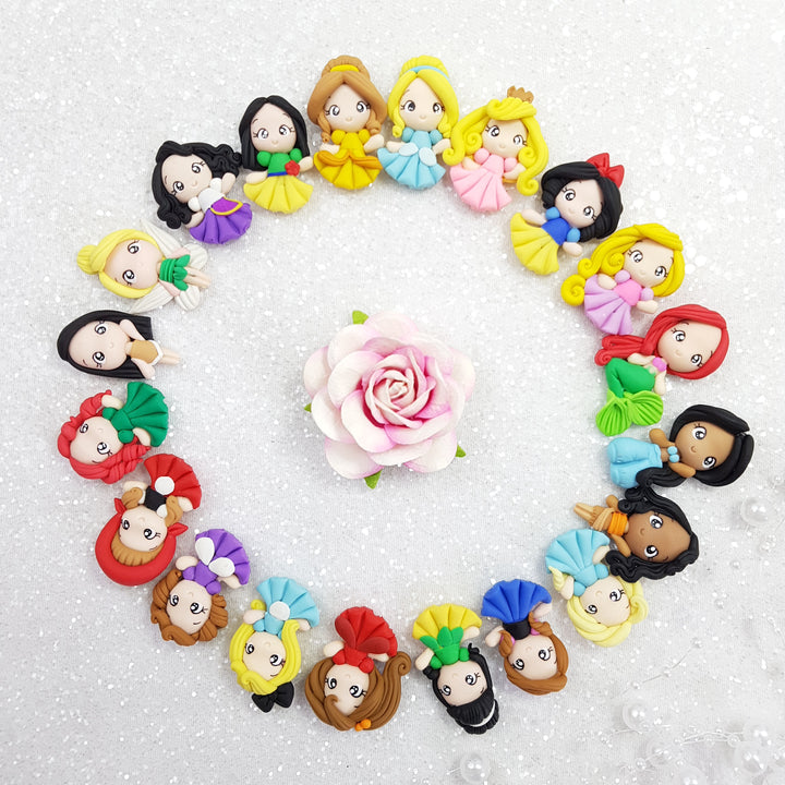 Adorable Princess - Embellishment Clay Bow Centre
