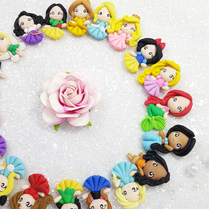 Adorable Princess - Embellishment Clay Bow Centre