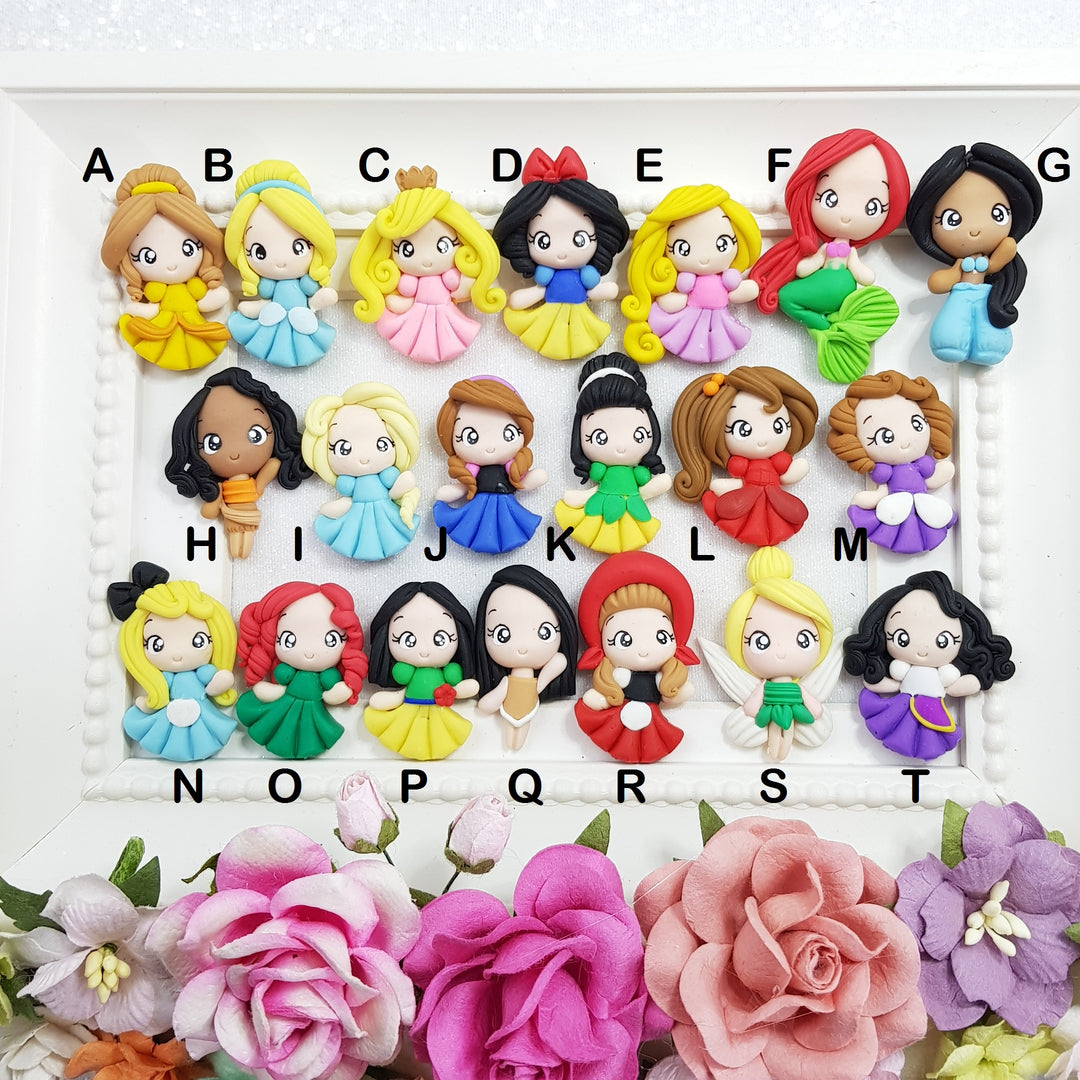 Adorable Princess - Embellishment Clay Bow Centre