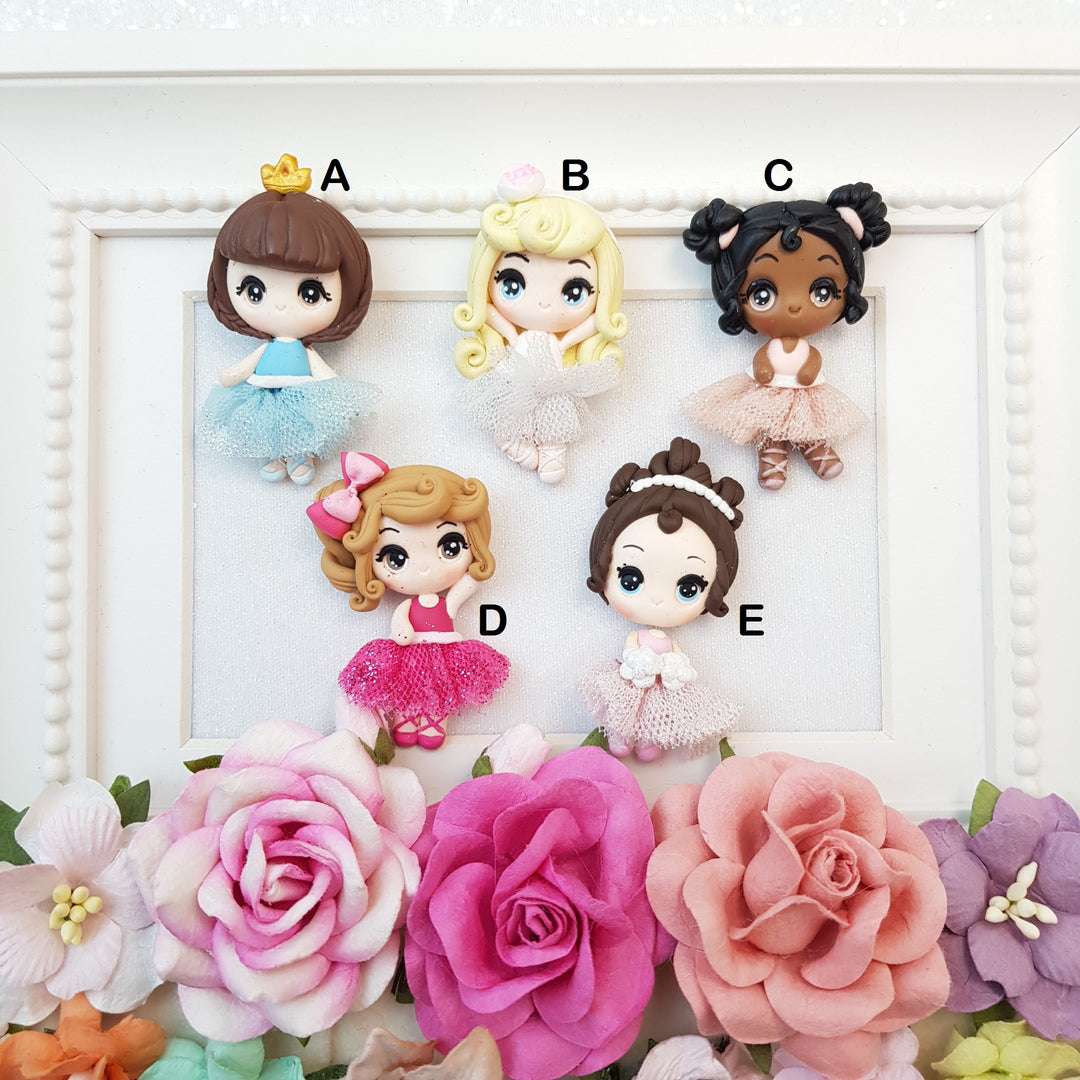 Ballerina Girls - Embellishment Clay Bow Centre