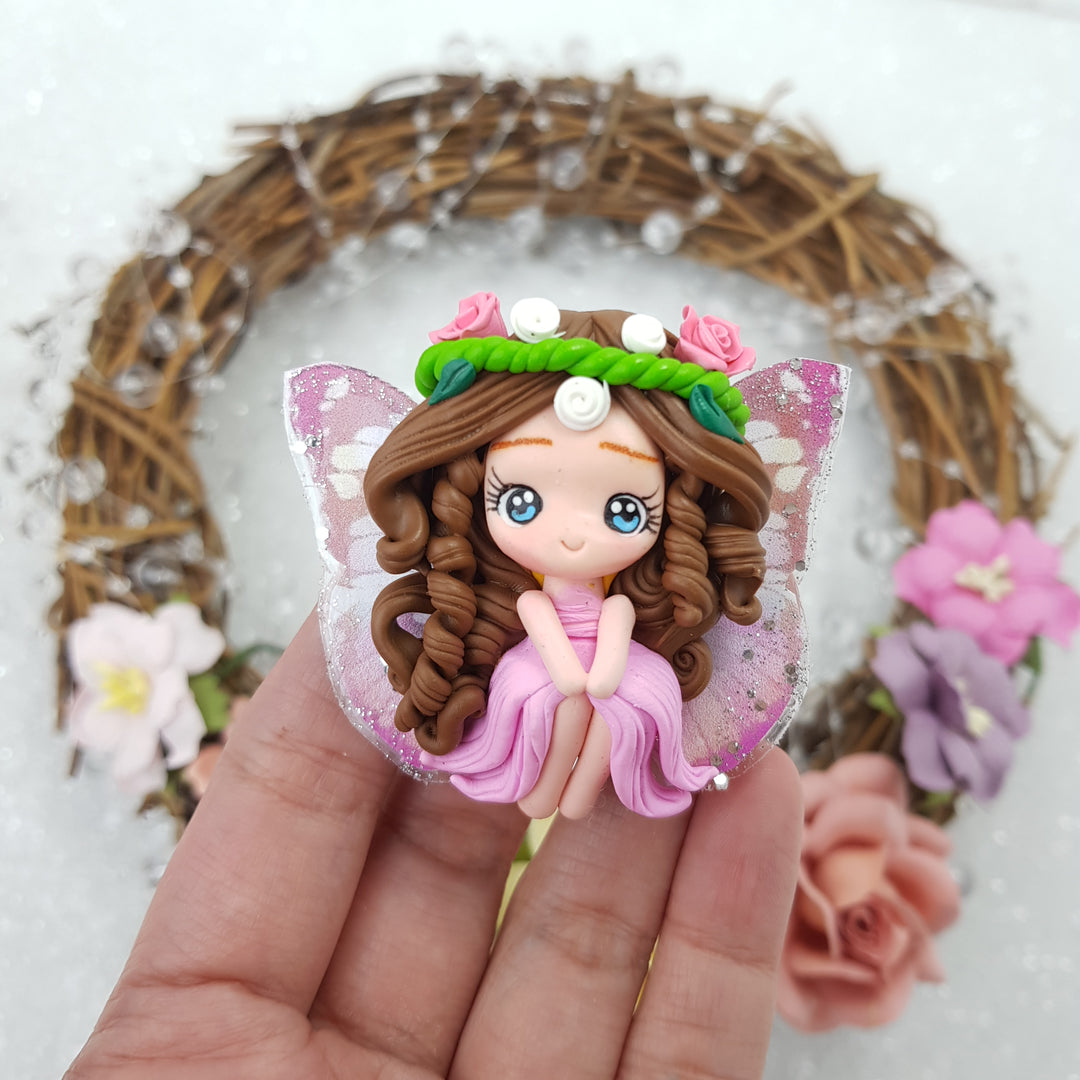 MAX 3 EACH PERSON Cutie butterfly fairy E - Embellishment Clay Bow Centre