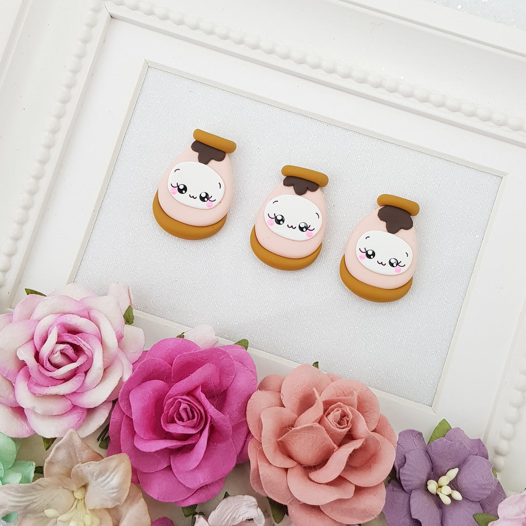 Shmore - Embellishment Clay Bow Centre