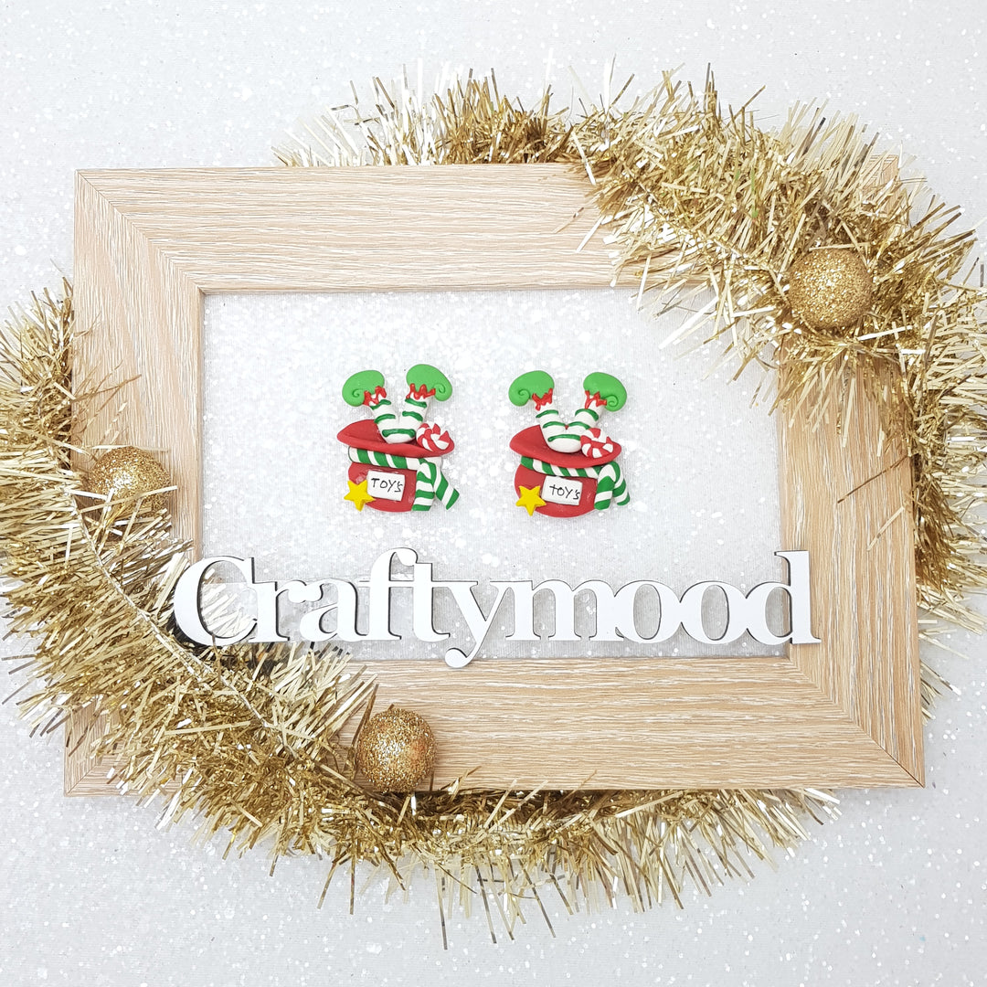 elf bag toys - Embellishment Clay Bow Centre