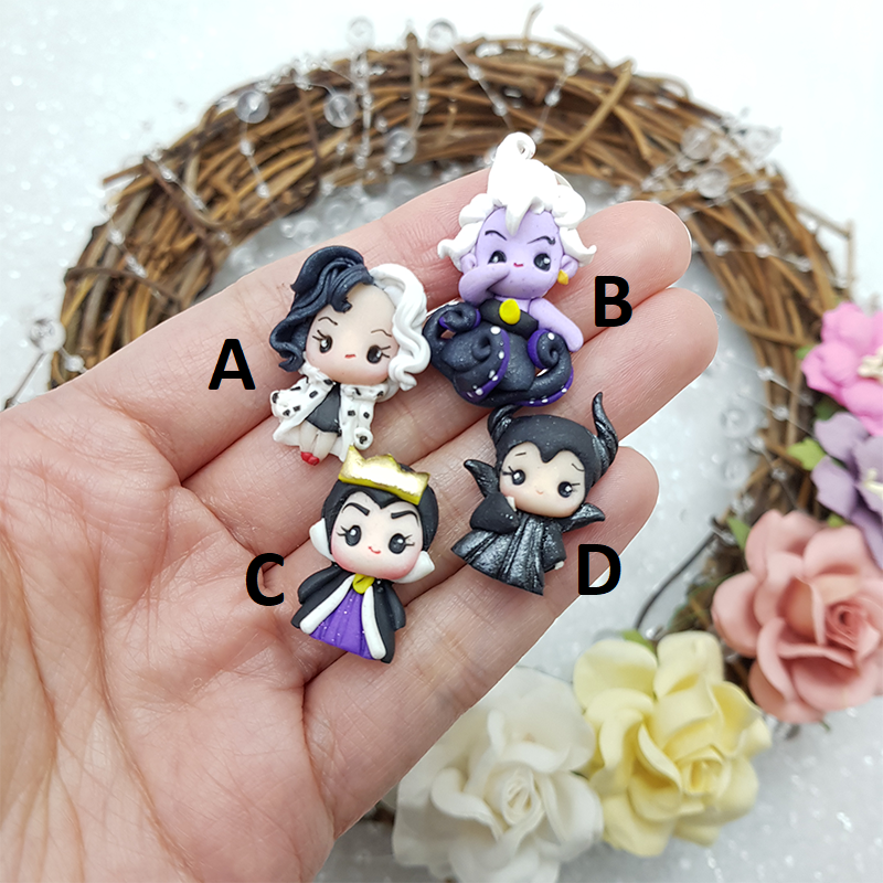 Cute eye villain - Embellishment Clay Bow Centre